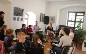 Warsztaty &bdquo;Muzyka z recyklingu&rdquo; 8.11.25 2