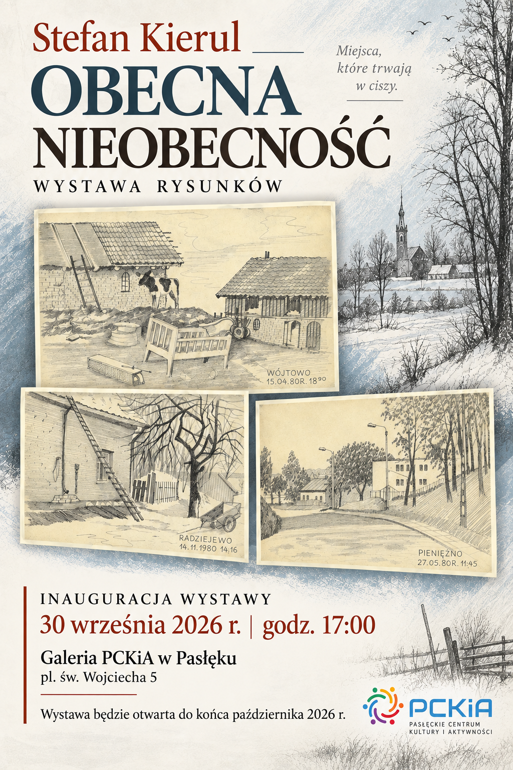 plakat wystawa Stefan Kierul