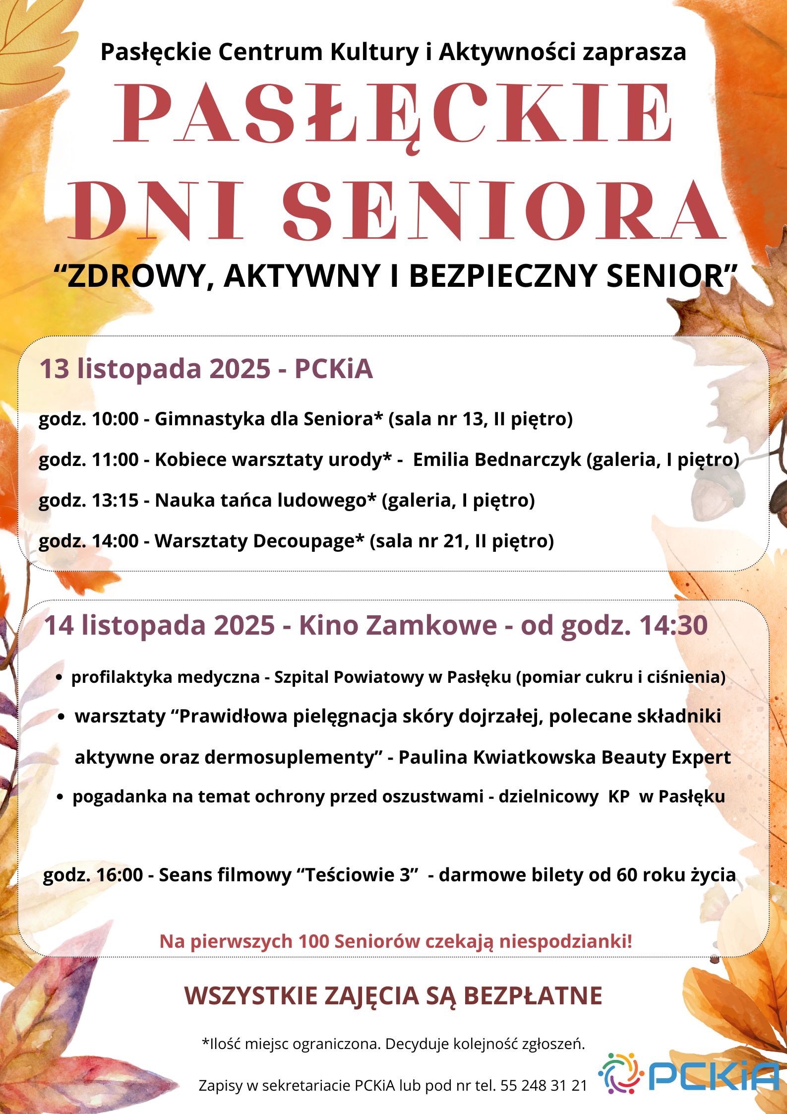 Program dni seniora