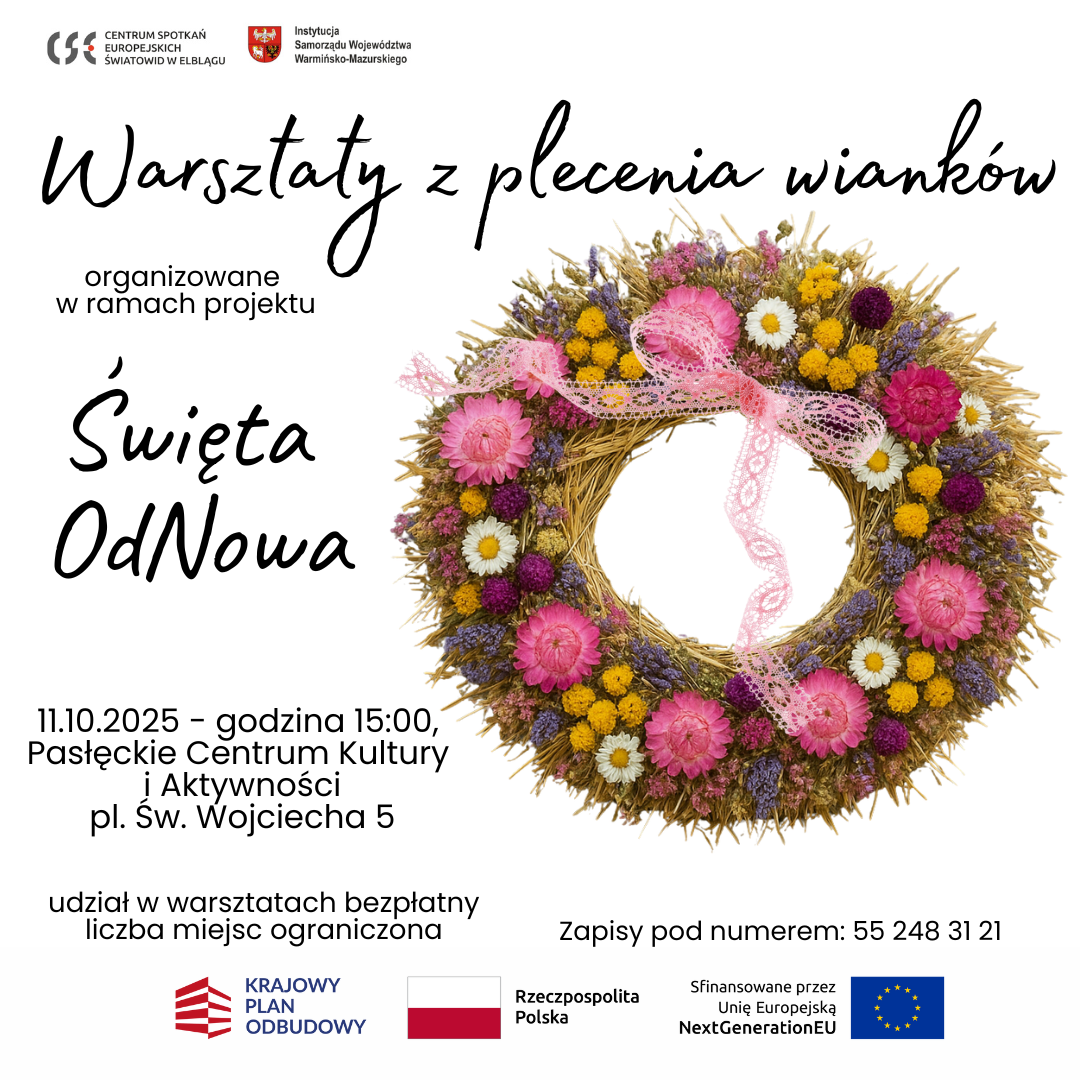 Baner Warsztaty z&nbsp;plecenia wiank&oacute;w