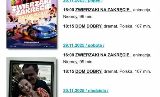 Zdjęcie do KINO ZAMKOWE ZAPRASZA
