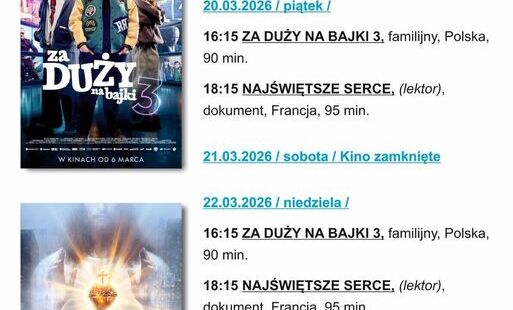 Zdjęcie do KINO ZAMKOWE ZAPRASZA