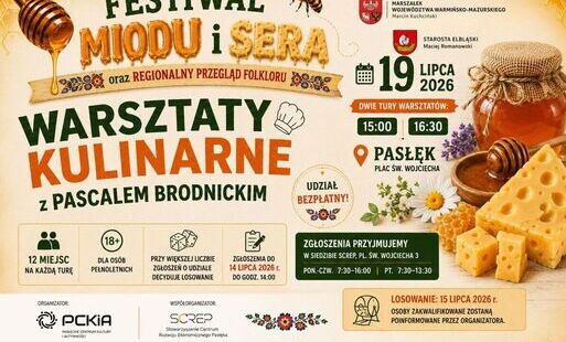 Zdjęcie do Zgłoś się na warsztaty kulinarne z Pascalem Brodnickim podczas Festiwalu Miodu i Sera!